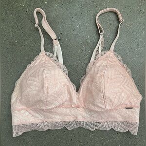 La Vie En Rose Lace Long Line Bra / Bralette